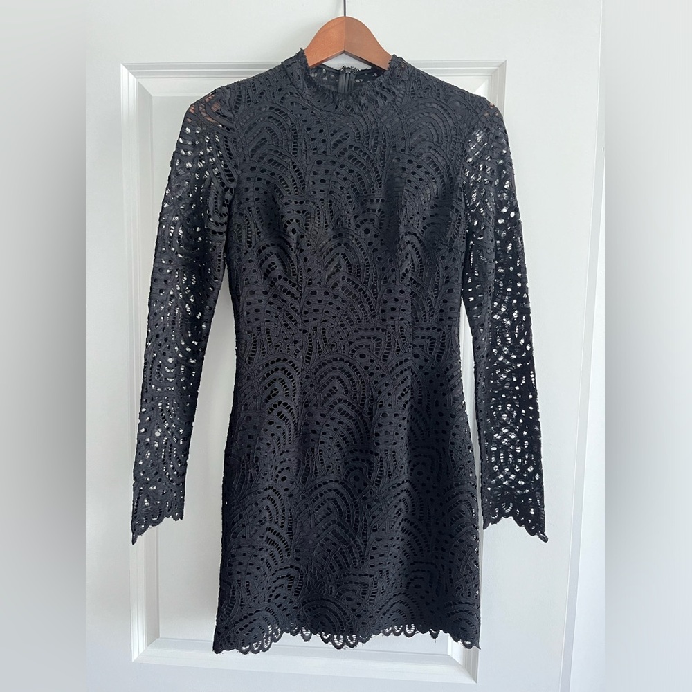 BobiBlack lace black dress, size small.